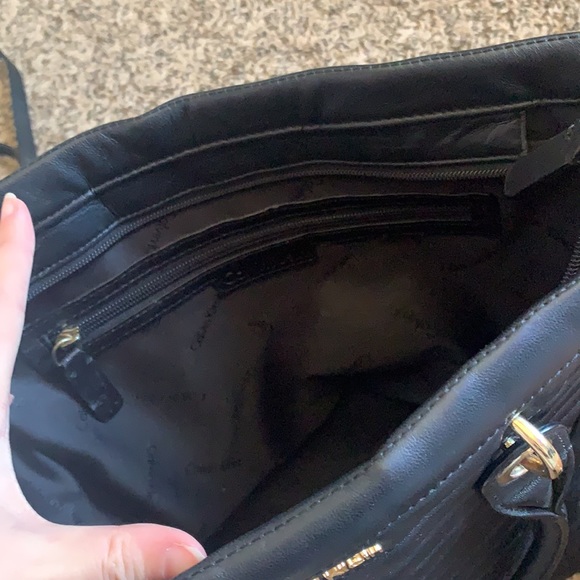 Calvin Klein quilted satchel - Picture 5 of 7